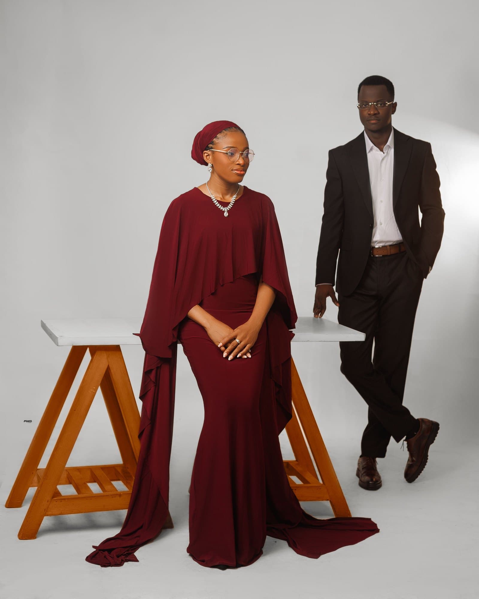 Scholarstica & Joseph - Burgundy Splendour